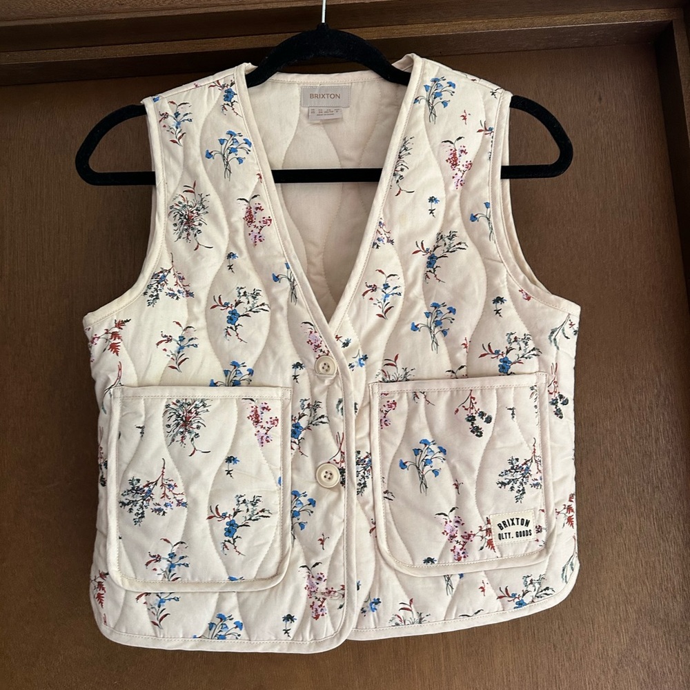 Brixton Floral Quilted Vest